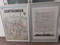 Hochwertige Alu-Bilderrahmen mit Dortmund-Poster Nordrhein-Westfalen - Lünen Vorschau