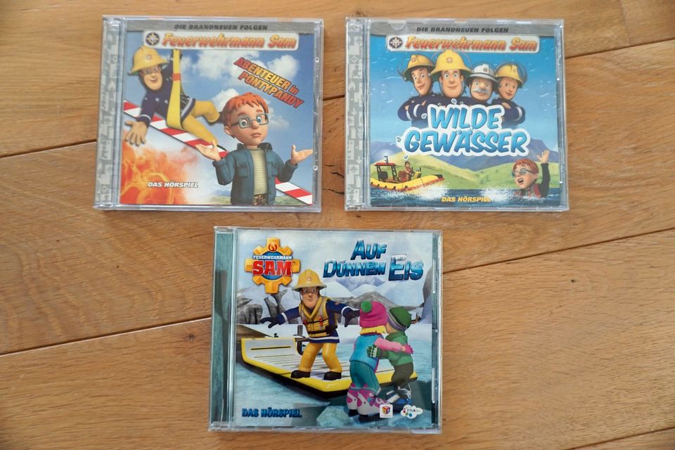 3x Feuerwehrmann Sam Hörspiel CDs in Leinfelden-Echterdingen