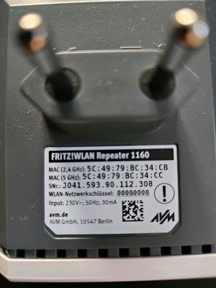 Fritz repeater 1160 in Putzbrunn