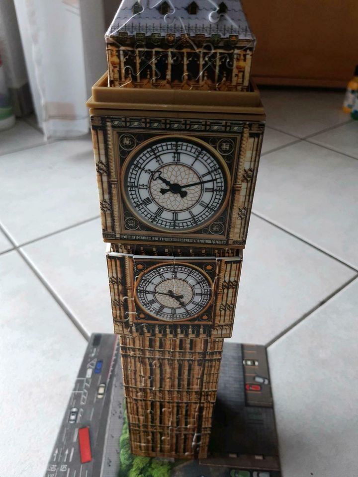 3D Puzzle von Ravensburger, Big Ben, mit Uhr in Mainz