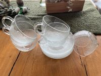 6 Bowle / Tee Tassen aus Glas 90er Jahre Bayern - Holzheim a.d. Donau Vorschau