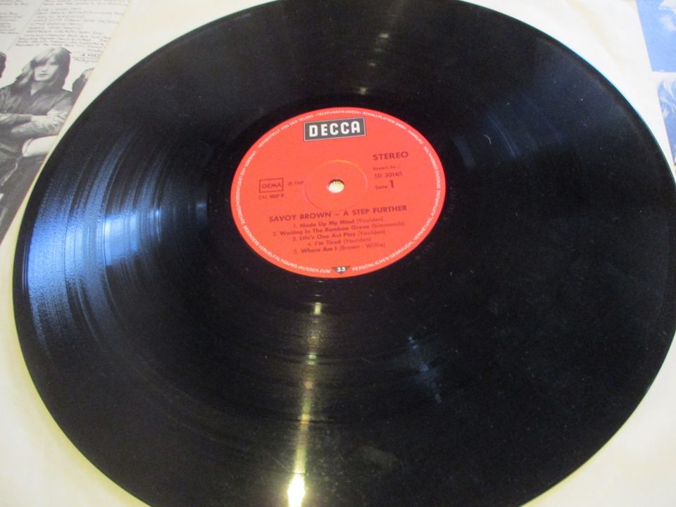 Savoy Brown Step Further Doppel LP 1969 Decca SD 3014/1-2 in Mantel