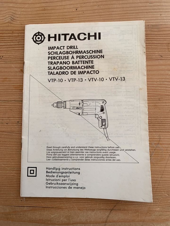 Schlagbohrmaschine Hitachi in Scheyern
