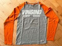 Vingino organic Langarmshirt, Gr. 164, grau-orange Rheinland-Pfalz - Quiddelbach Vorschau