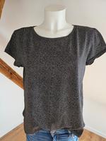 Damen Bluse Shirt H&M Gr. M schwarz beige Pünktchen neuwertig Brandenburg - Spremberg Vorschau