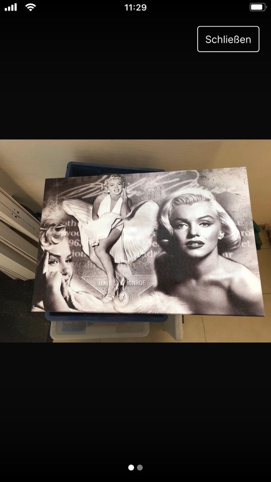 Wandbild Bild Marilyn Monroe in Ehrenfriedersdorf