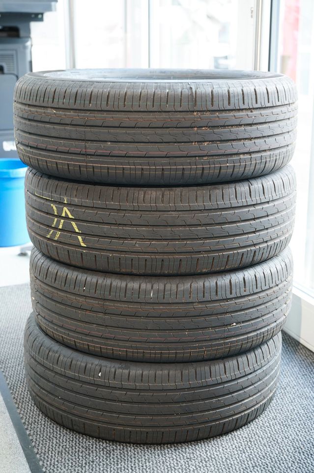 4 neue Sommerreifen CONTINENTAL EcoContact 6, 205/55 R17 91V in Deizisau 