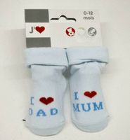 Baby Socken, blau, Größe 0 bis 12 Monate, neu mit Etikett Bayern - Donauwörth Vorschau