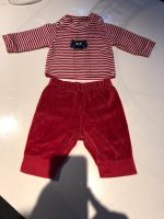 Babychic Anzug rot/weiß mit Katzenkopf Größe 56 Rheinland-Pfalz - Kaiserslautern Vorschau