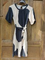 Sommerkleid Vintage Gr.XS Weiss-Creme/schwarz Brandenburg - Tauche Vorschau