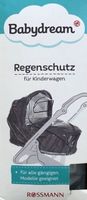 Babydream-Regenschutz für Kinderwagen,neu, transparent Nordrhein-Westfalen - Sassenberg Vorschau