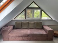 Couch Sofa  2-3 Sitzer, braun, Velour, Schlafcouch Niedersachsen - Rosengarten Vorschau