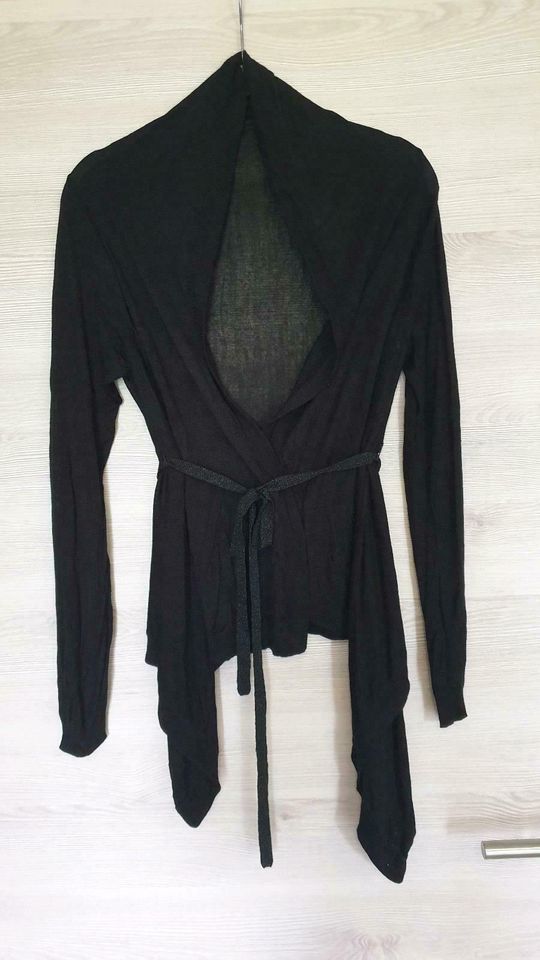 Umstandsweste Weste zum Binden schwarz H&M Mama XS S in Cham