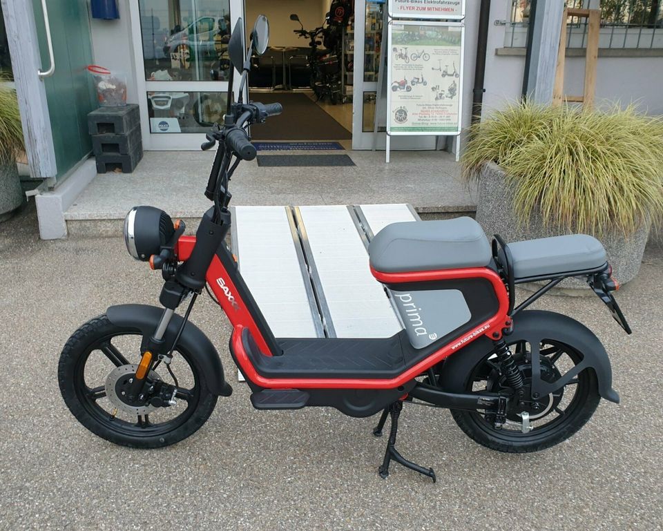 SAXXX Prima E neues Modell 48V 1.000W Motor 20Ah Akku Alarm NEU! in  Baden-Württemberg - Crailsheim | Motorroller & Scooter gebraucht | eBay  Kleinanzeigen ist jetzt Kleinanzeigen