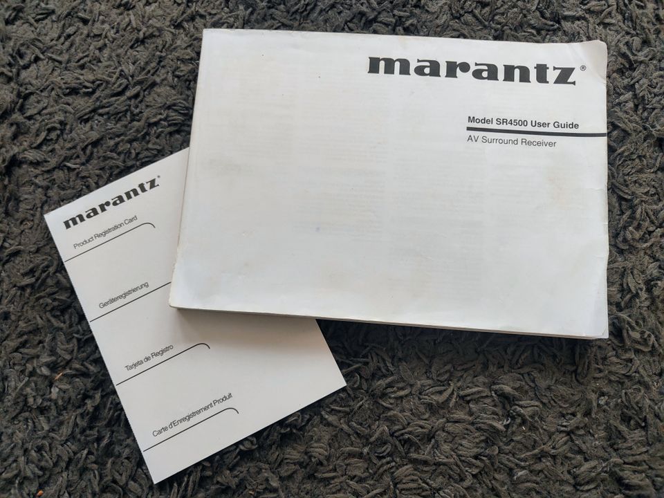 Marantz SR4500 AV Surround Receiver mit Fernbedienung + Anleitung in Groß-Umstadt