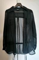 dünne Bluse, Tüll/Spitze, Punkte, Schwarz, Größe M/L Dortmund - Mitte Vorschau