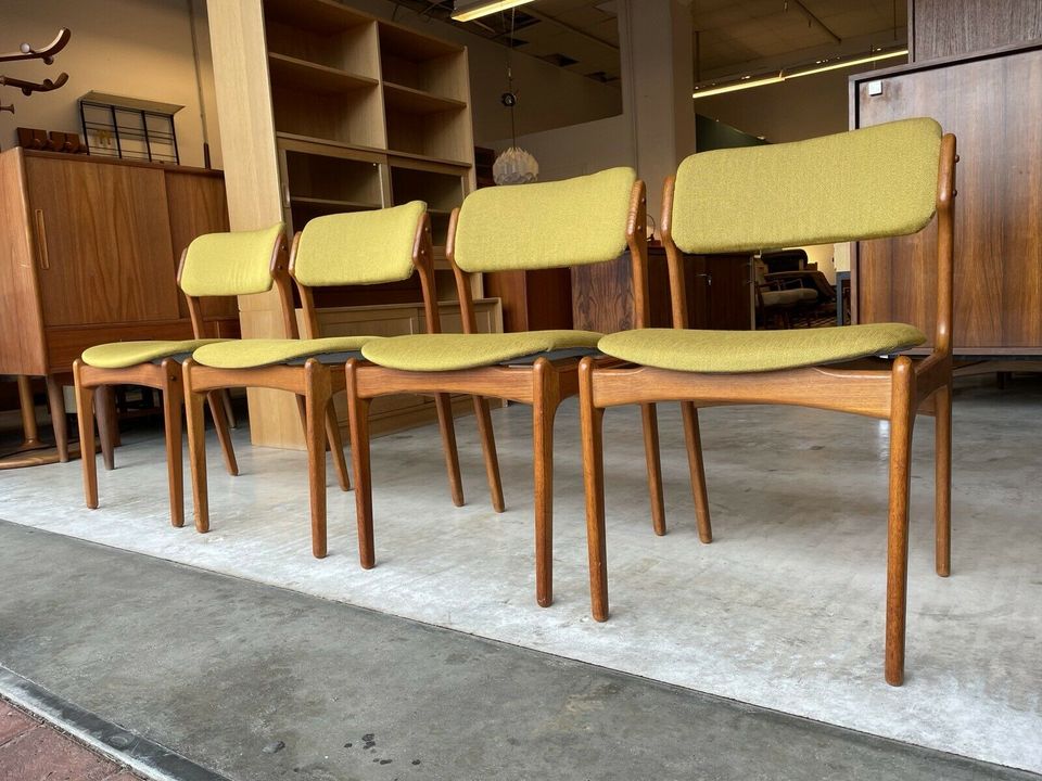 60er Danish Design Teak Stühle Buch Mid Century Esszimmerstühle in Bremen