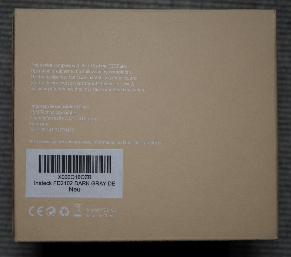 Inatek FD2102 Harddisk HD Clone Dual Bay - neuwertig in Burgthann 