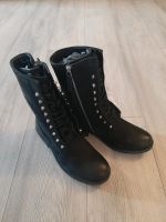 Jolena&Fenena,  Stiefeletten, Größe 39, Schwarz,  Echtleder Sachsen-Anhalt - Wolmirstedt Vorschau