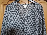 Bluse❤ * Tunika Gr. 42 *❤ schwarz..weiß ...neuwertig Nordrhein-Westfalen - Greven Vorschau