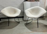 KNOLL Diamond Chairs in schwarz weiß 421  Desing Harry Bertoia Hamburg-Nord - Hamburg Eppendorf Vorschau