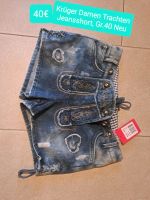 Damen Trachten Jeans short KrügerMadl Gr.40 Bayern - Jengen Vorschau