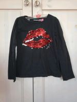 Desigual langarm Shirt 104 110 schwarz Pailletten Nordrhein-Westfalen - Lichtenau Vorschau