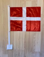 Dänemark Denmark Auto Flagge Fahne West - Unterliederbach Vorschau