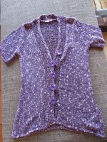 Outfit Strickjacke Longshirt Tunika Lila Gr.42 nur 5 Euro Mecklenburg-Vorpommern - Sarow Vorschau