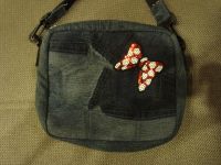 Street One Jeans-Tasche mit roter Schleife; ca 20 x 18 cm Baden-Württemberg - Neuenstadt Vorschau