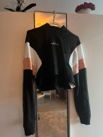 Hollister Cropped Hoodie in Schwarz/Weiss/ Rosa Größe M Nordrhein-Westfalen - Siegen Vorschau