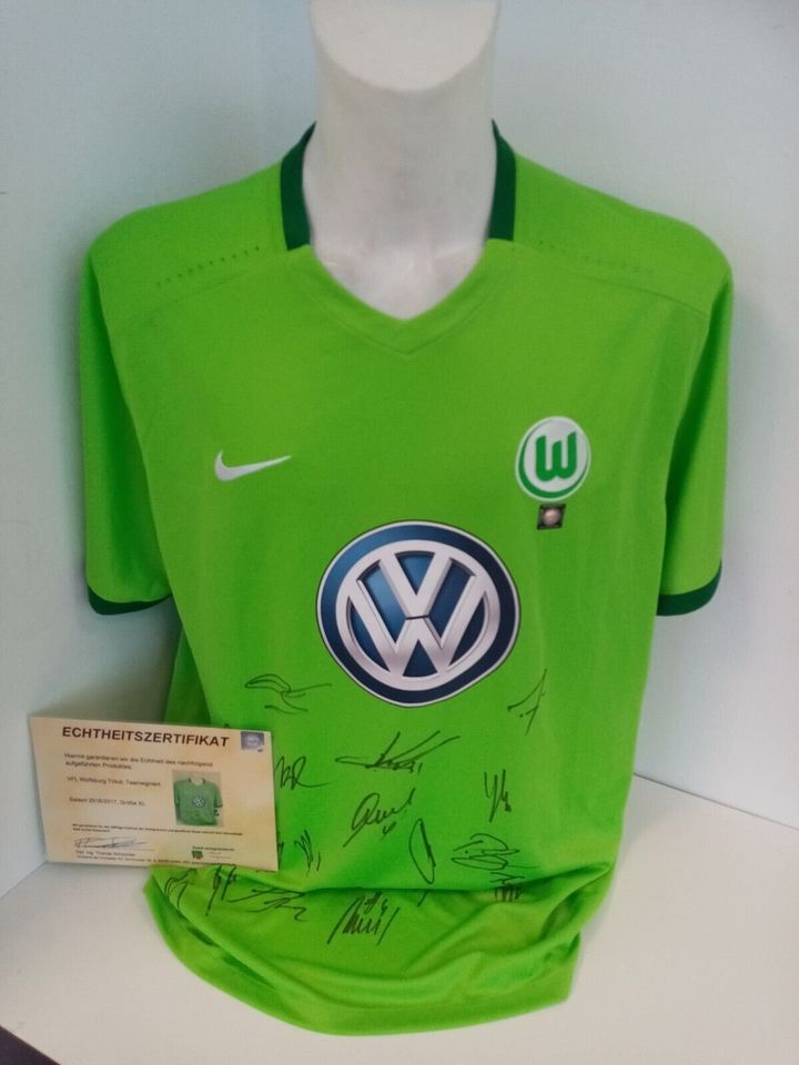 VFL Wolfsburg Trikot 2016/2017 Teamsigniert Nike Neu Wölfe XL in Lünen
