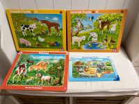 4 x Rahmenpuzzle Tiere zusammen 8€ Nordrhein-Westfalen - Erftstadt Vorschau