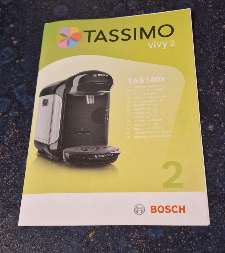 Tassimo Vivy 2 mit vielen Kaffeediscs in Bönen