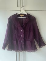 Biba Bluse Shirt Lila violett 42 mit Rüschen Nordrhein-Westfalen - Goch Vorschau