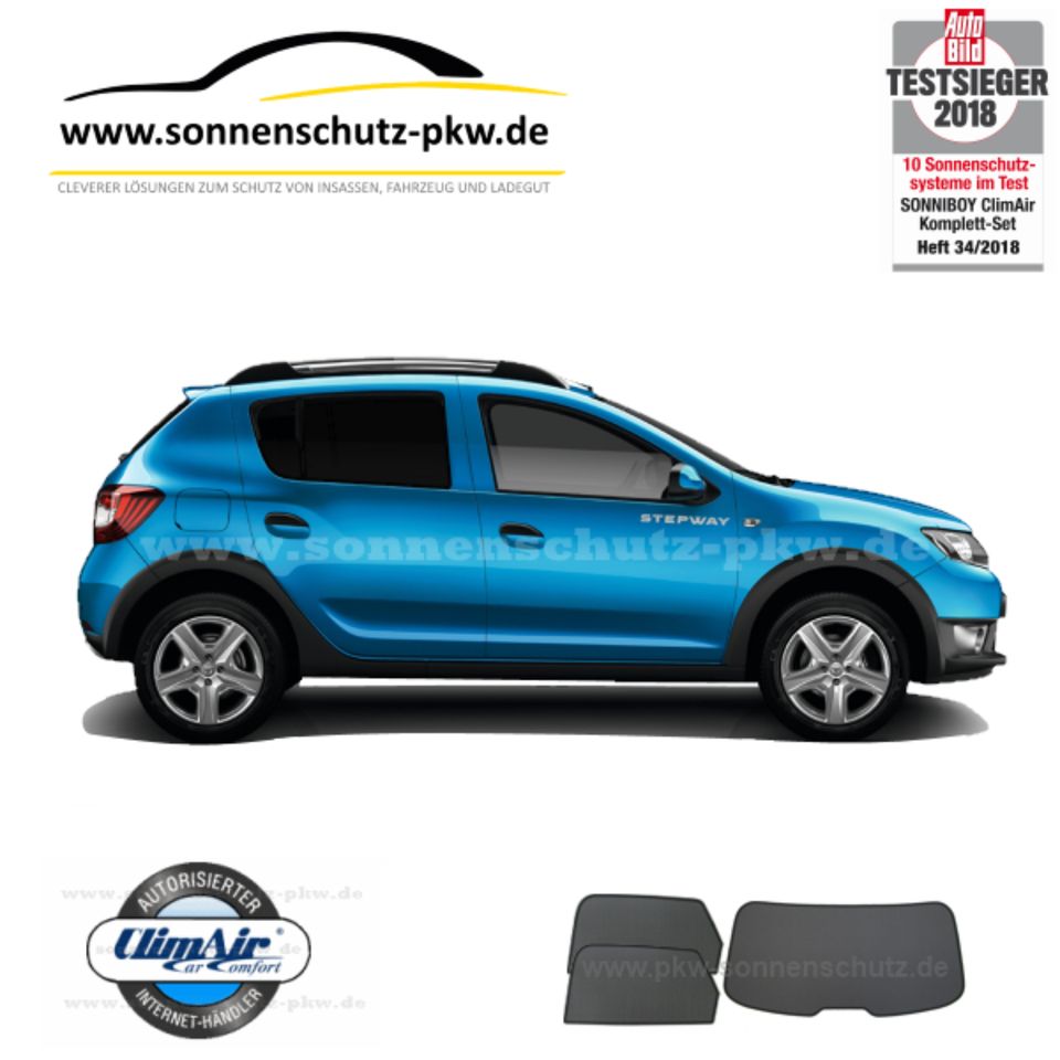 Sonnenschutz Sonniboy Dacia Sandero Steyway 2 2013-12/2020 in  Rheinland-Pfalz - Westhofen