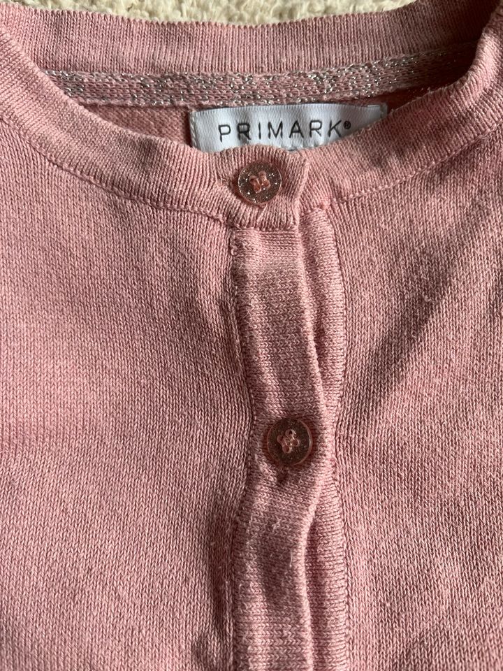 Rüschen Strickjacke rosa Glitzer 92 wie neu Cadigan wie zara in Forchheim