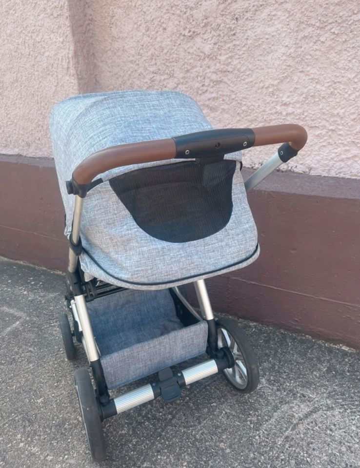 ABC Design Kombikinderwagen Turbo 6 - Graphite Grey in Knittlingen