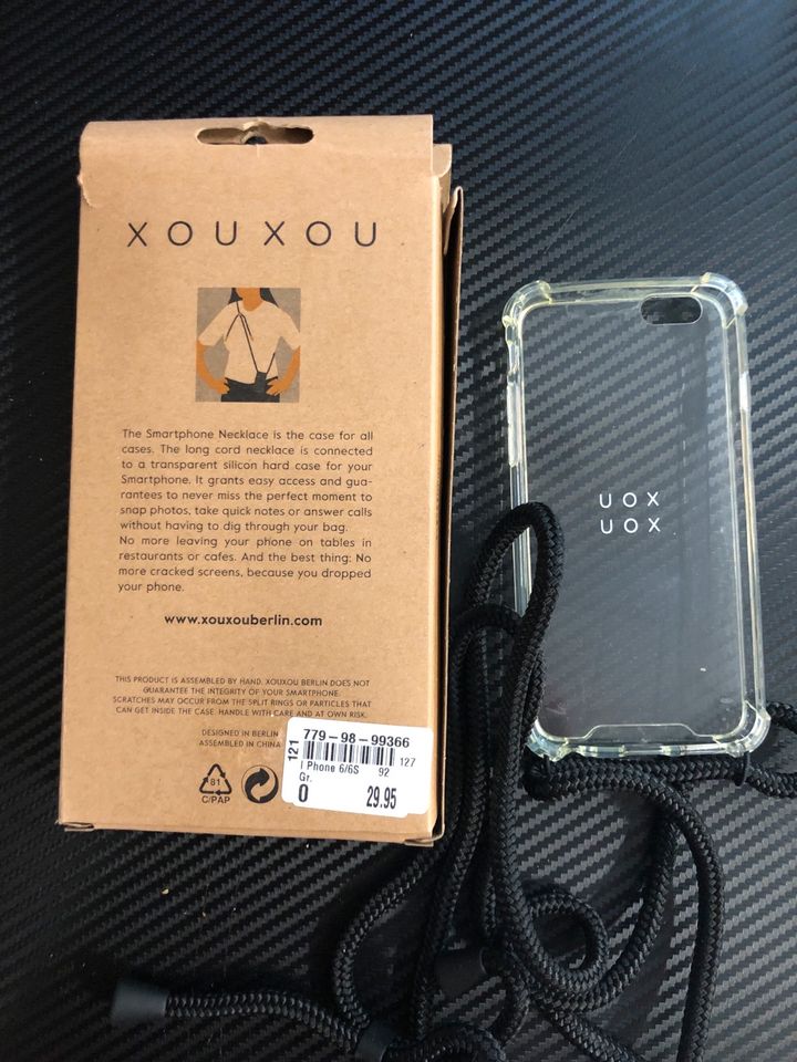 XOU XOU iPhone 6/6S Silikonhülle mit Kordel NEU in Fürfeld