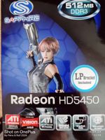 ▄▀▄  Sapphire Radeon HD 5450 512MB DDR3 LP # Passiv # NEW Rheinland-Pfalz - Alpenrod Vorschau