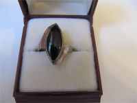 alter 925 Silber Ring mit großen schwarzen Onyx Besatz !!! Niedersachsen - Eystrup Vorschau