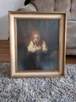 Bild mit Holzrahmen Rembrandt Mädchen mit Besen Niedersachsen - Neu Wulmstorf Vorschau
