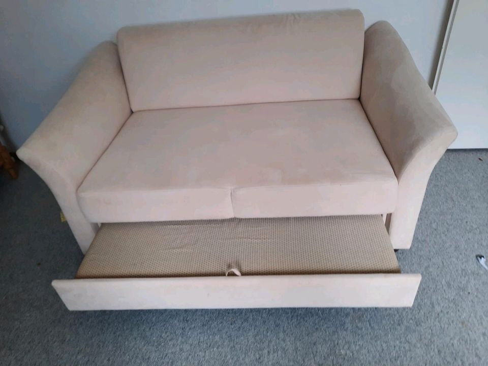 Alt Sofa-Sessel-Set Sofa Sessel Couch Retro in Groß-Gerau