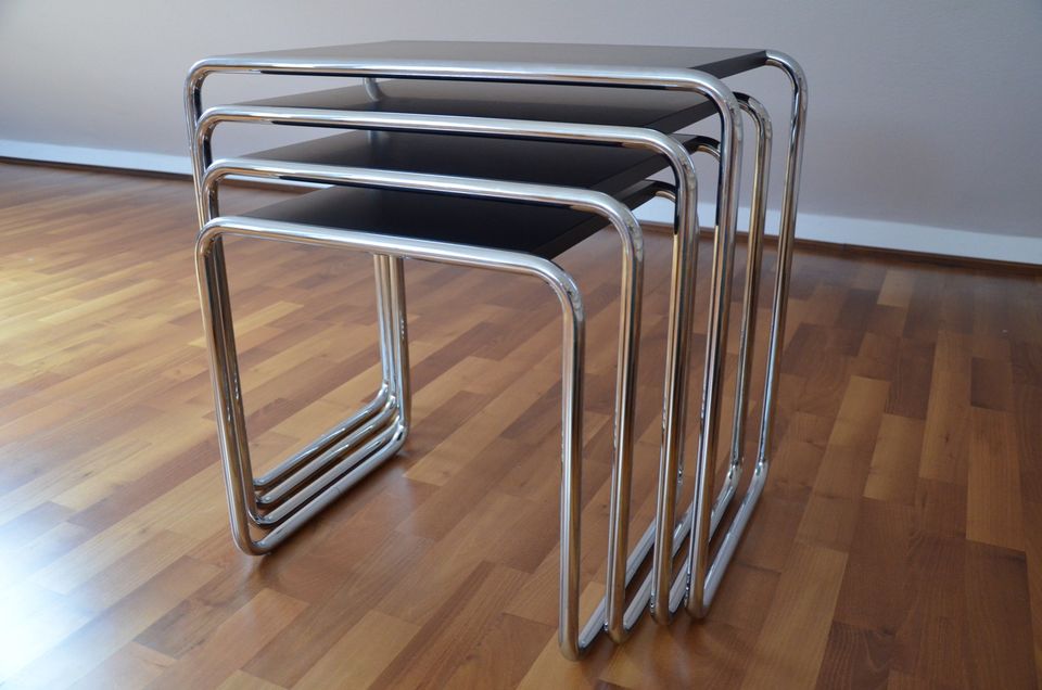 THONET B 9 Satztischset  4 Satztische neuwertig Marcel Breuer in Steinau an der Straße