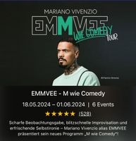 Verkaufe 2 Tickets für EMMVEE - M wie Comedy Köln - Seeberg Vorschau