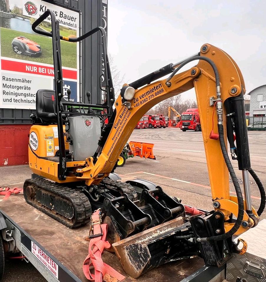 Minibagger Caterpillar 0,9t MIETEN in Lindau