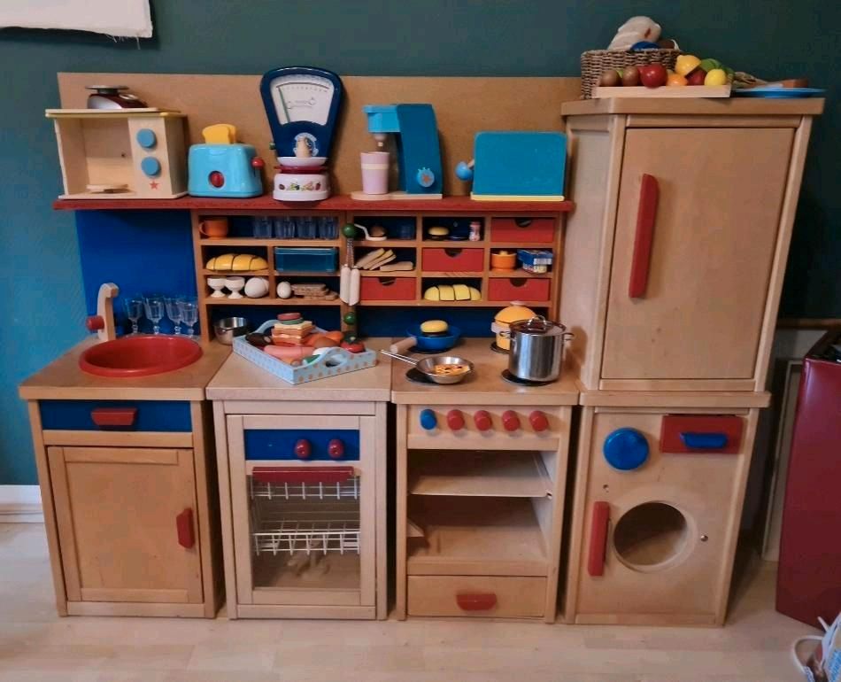 Kinderküche kinder küche Zubehör Spül- Waschmaschine Kühlschrank in Oldenburg
