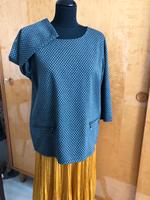 Shirt- Gr.L -  Tom Tailor - 3/4 Arm - grau/schwarz- neu Brandenburg - Rathenow Vorschau