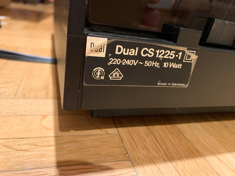 Schallplattenspieler Dual CS 1225-1, Plattenspieler in München