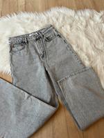 NA-KD High-Waist-Jeans Jeans Hose grau Größe 36 neu Hessen - Vöhl Vorschau